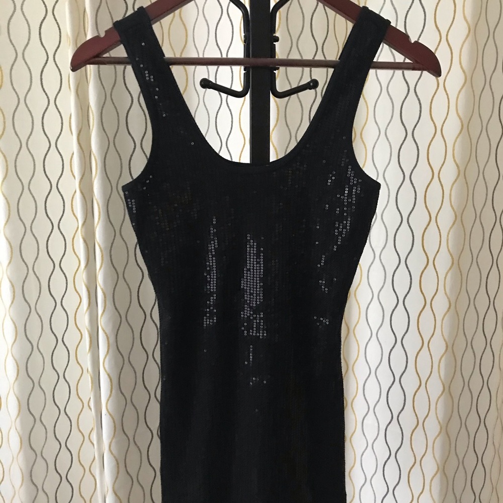 Sequin tank top